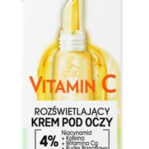 Garnier Vitamin C Anti-Fatigue Eye Cream for a Radiant and Awake Eye Area, Against Dark Circles and Crow's Feet, Glow Booster Eye Care, SkinActive, 1 x 15 ml