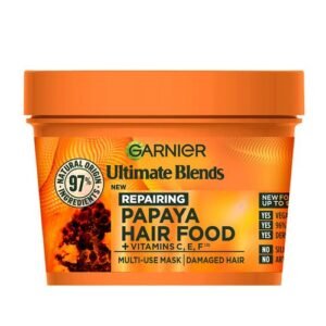 Papaya hair food mask