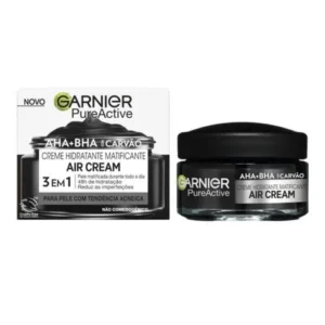 GARNIER PURE ACTIVE MATIFYING MOISTURIZING AIR CREAM WITH AHA + BHA + CHARCOAL