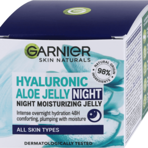 GARNIER SKIN NATURALS HYALURONIC ALOE JELLY nightly hydrating face gel, 50 ml